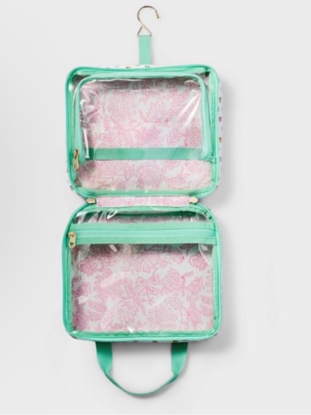 Roller Rabbit x Target Disco Hearts Hanging Toiletry Bag